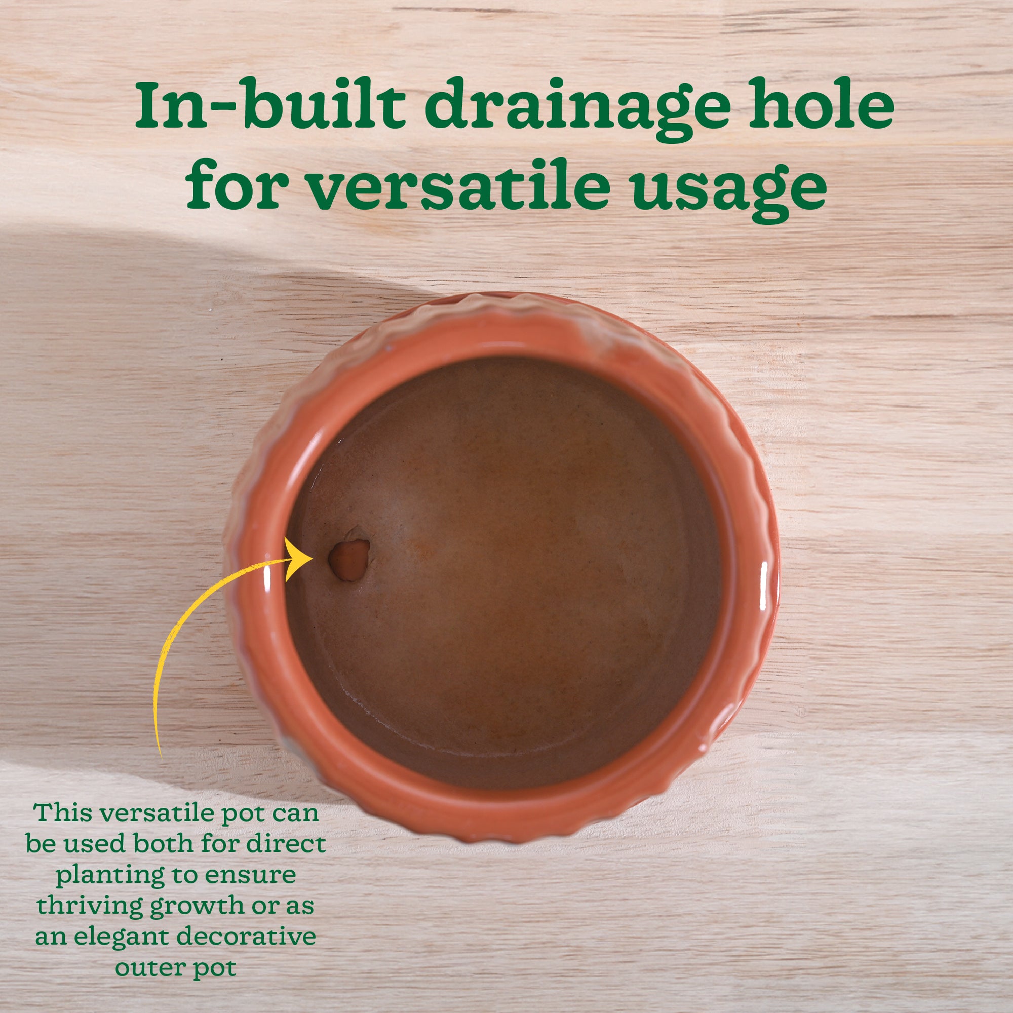 Fallen Angel Ceramic Planter