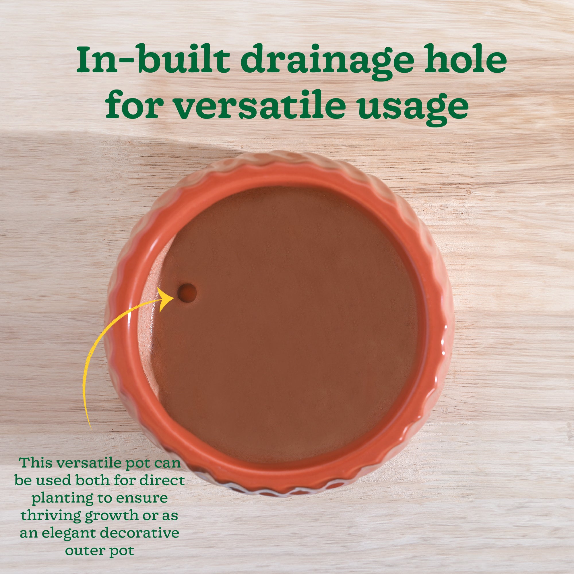 Fallen Angel Ceramic Planter