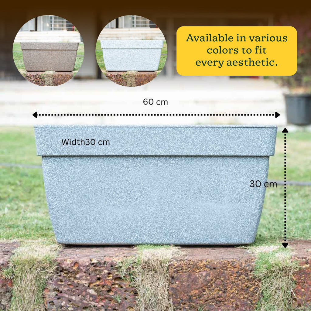 Barca Rectangle Planter