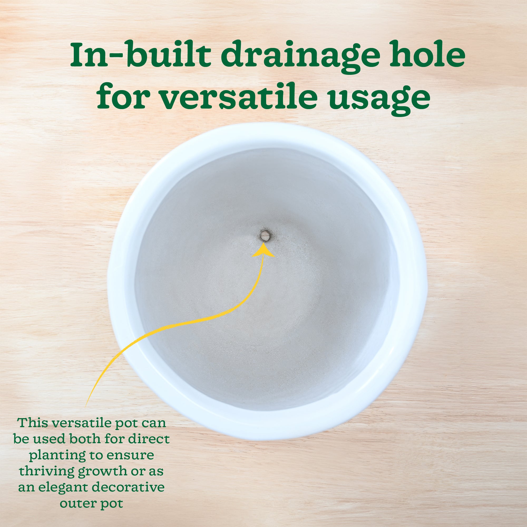 Echoing Eternity Ceramic Planter