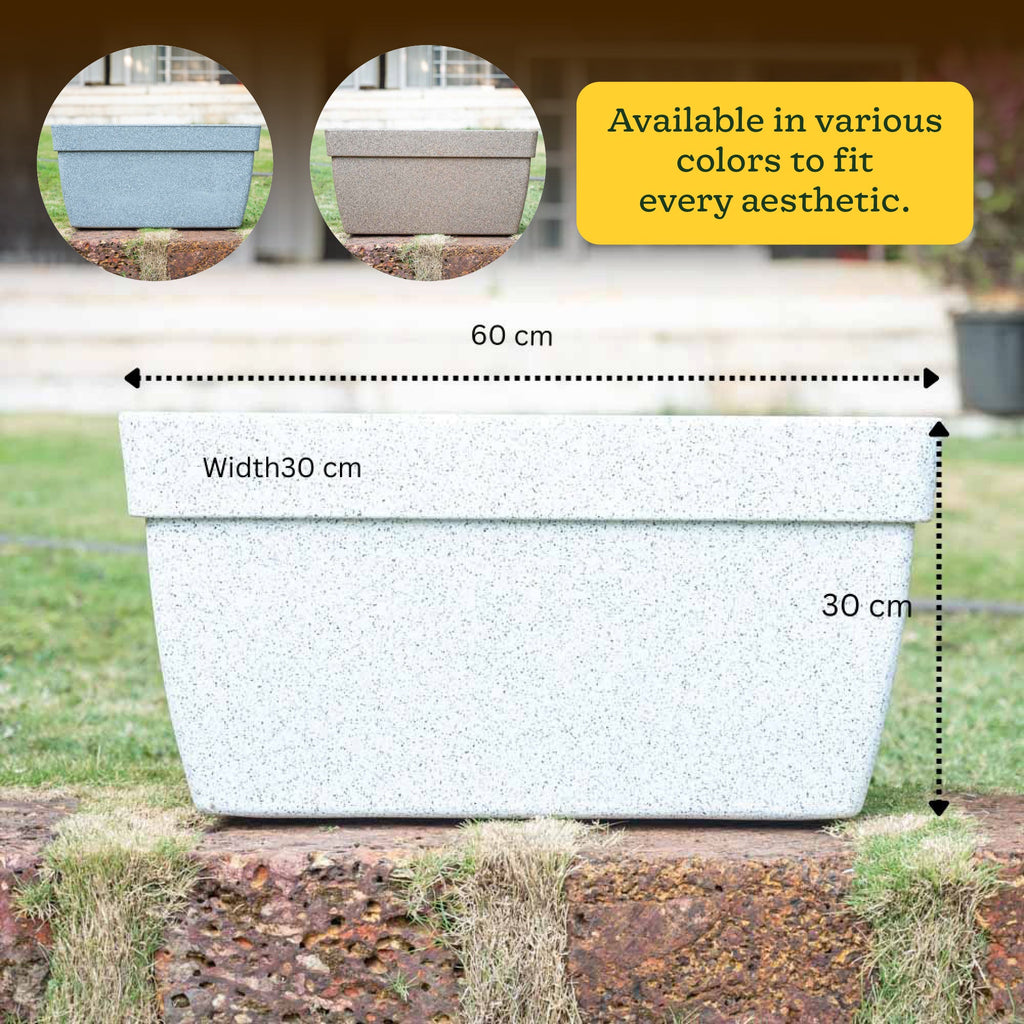 Barca Rectangle Planter