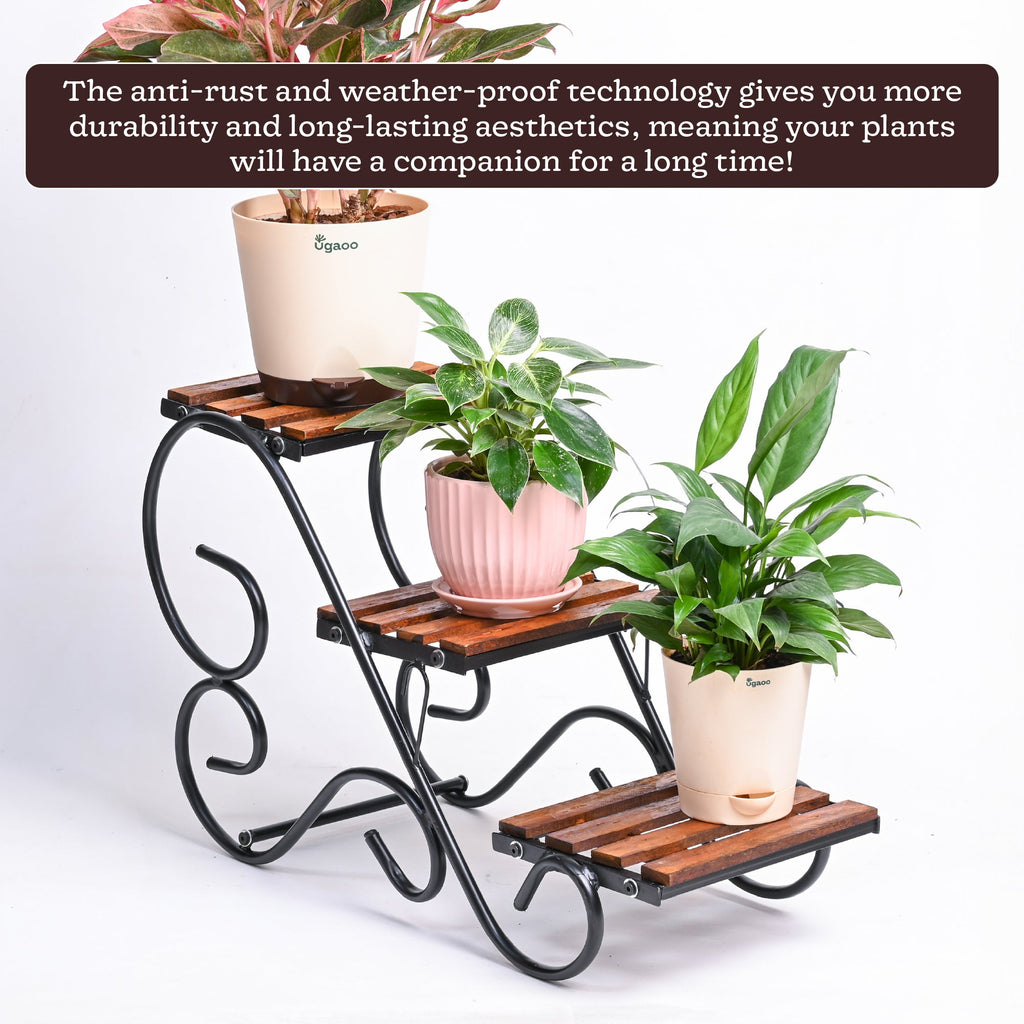 Garden Harmony Triple -Tier Plant Stand
