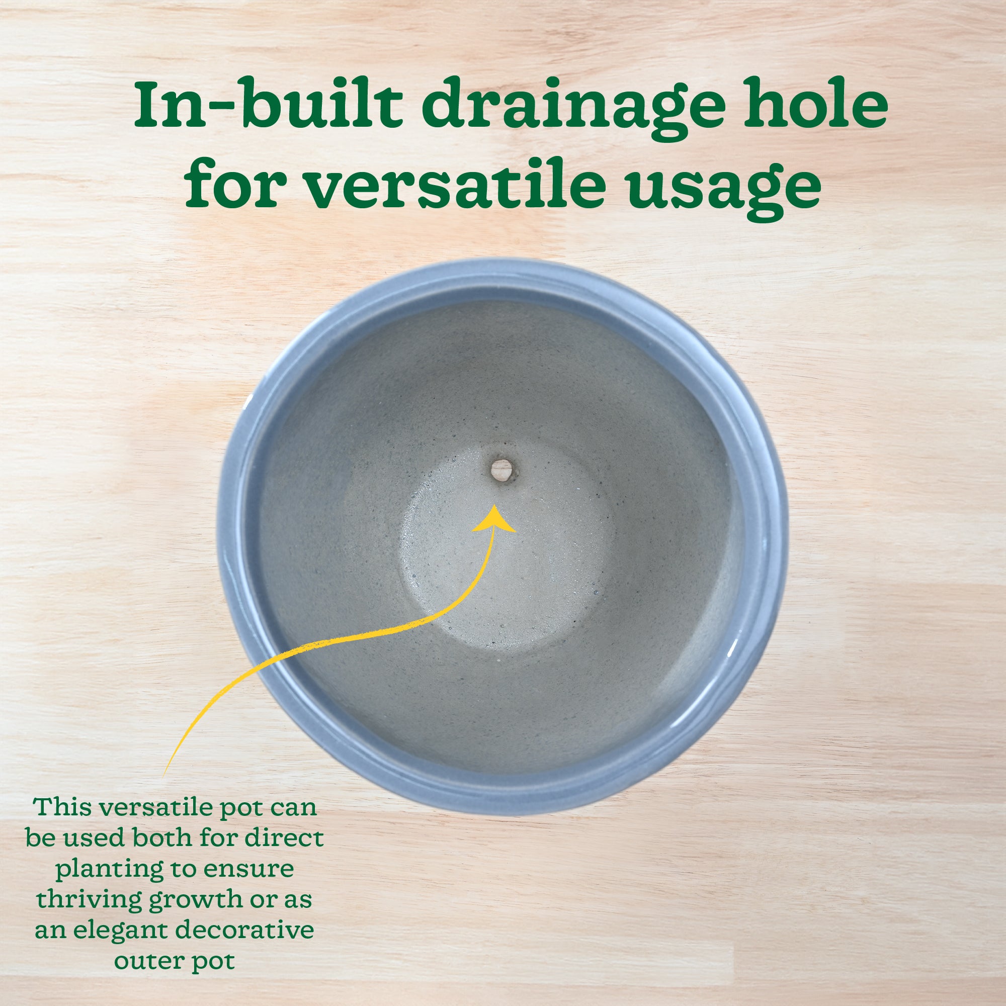 Echoing Eternity Ceramic Planter