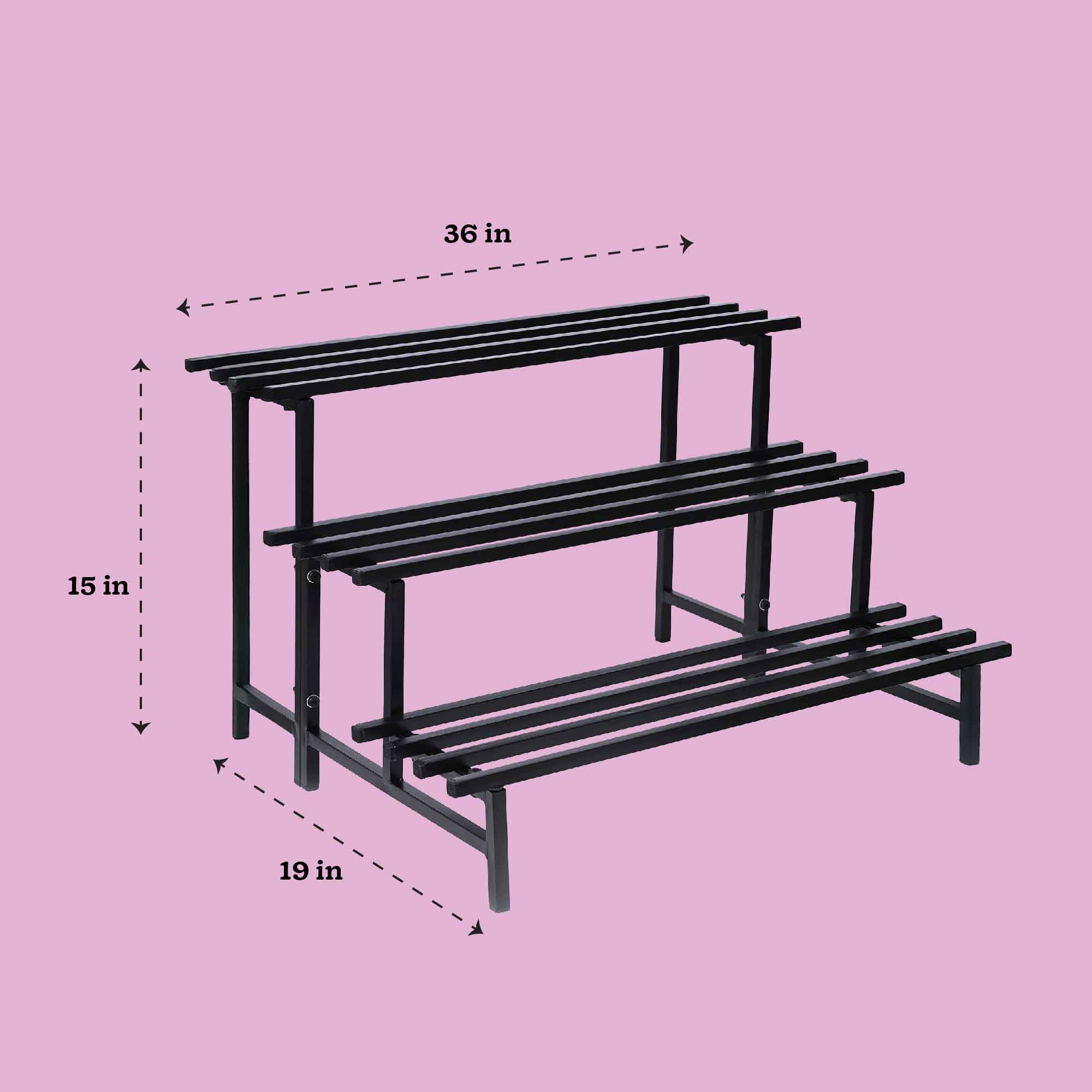3-Tier Elevate Metal Plant Stand