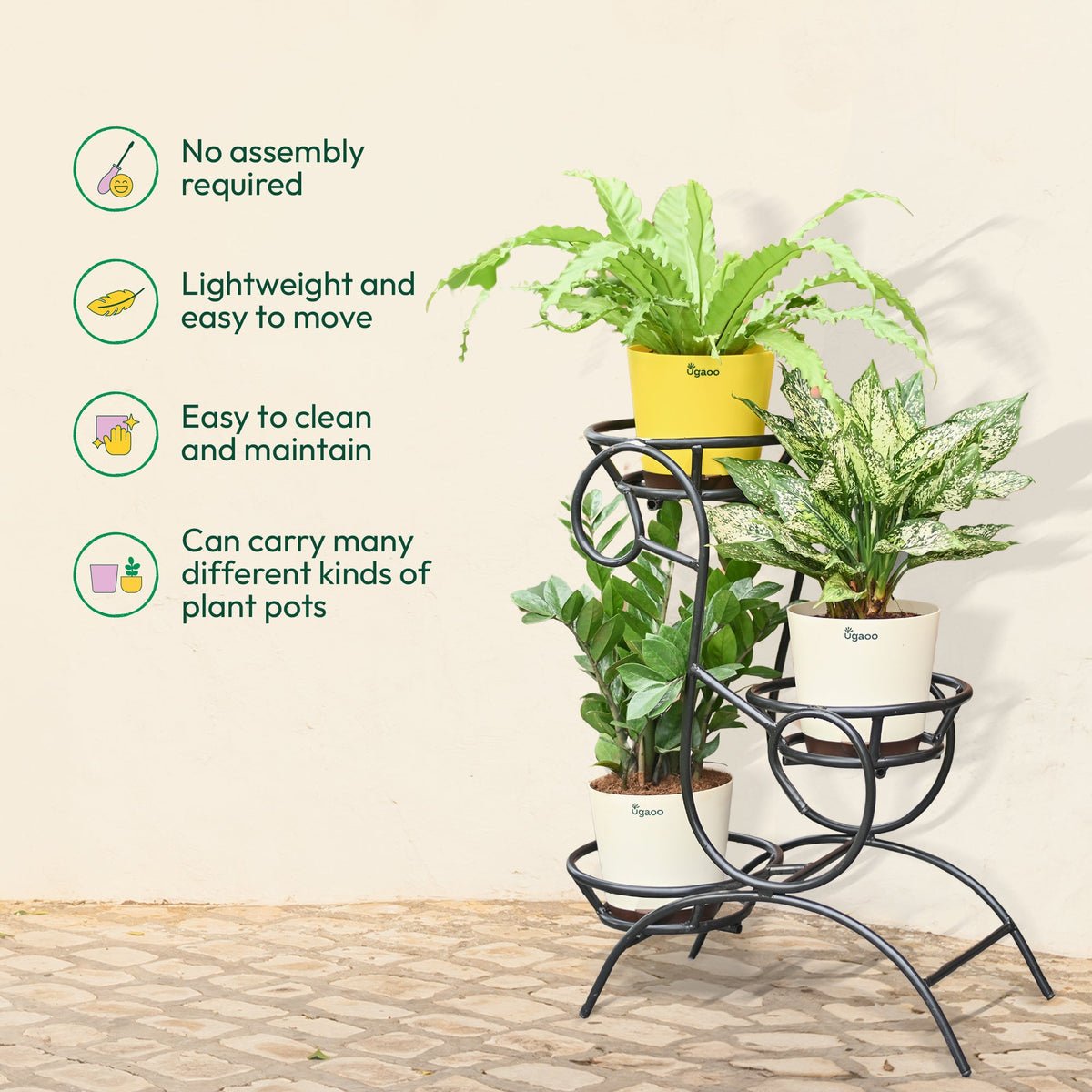 Oasis Metal Plant Stand