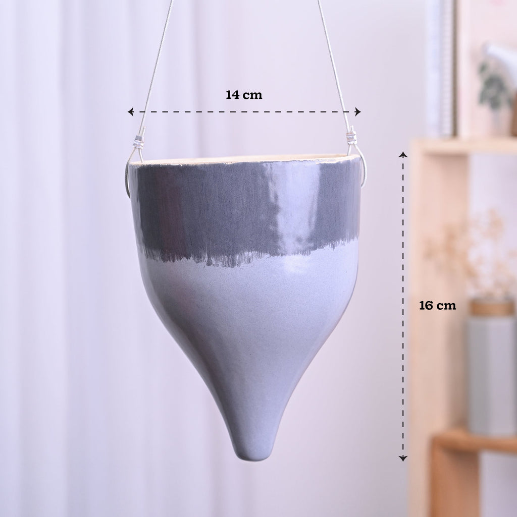 Ceramic Hanging Pot Cosmic Stone