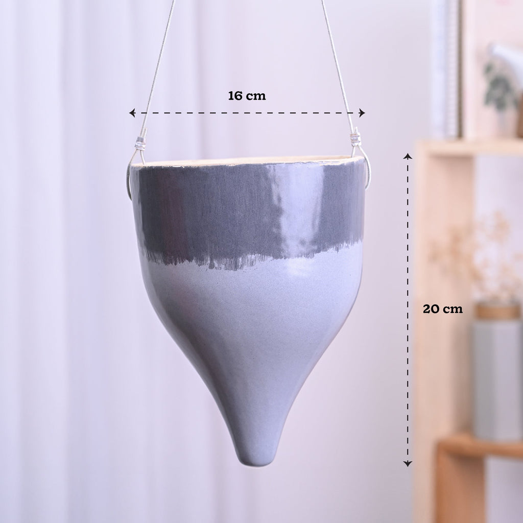 Ceramic Hanging Pot Cosmic Stone