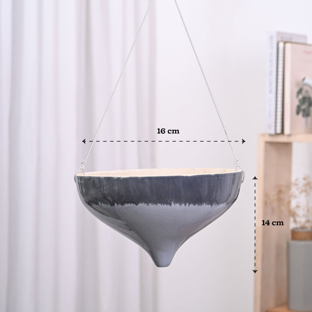 Ceramic Hanging Pot Cosmic Stone