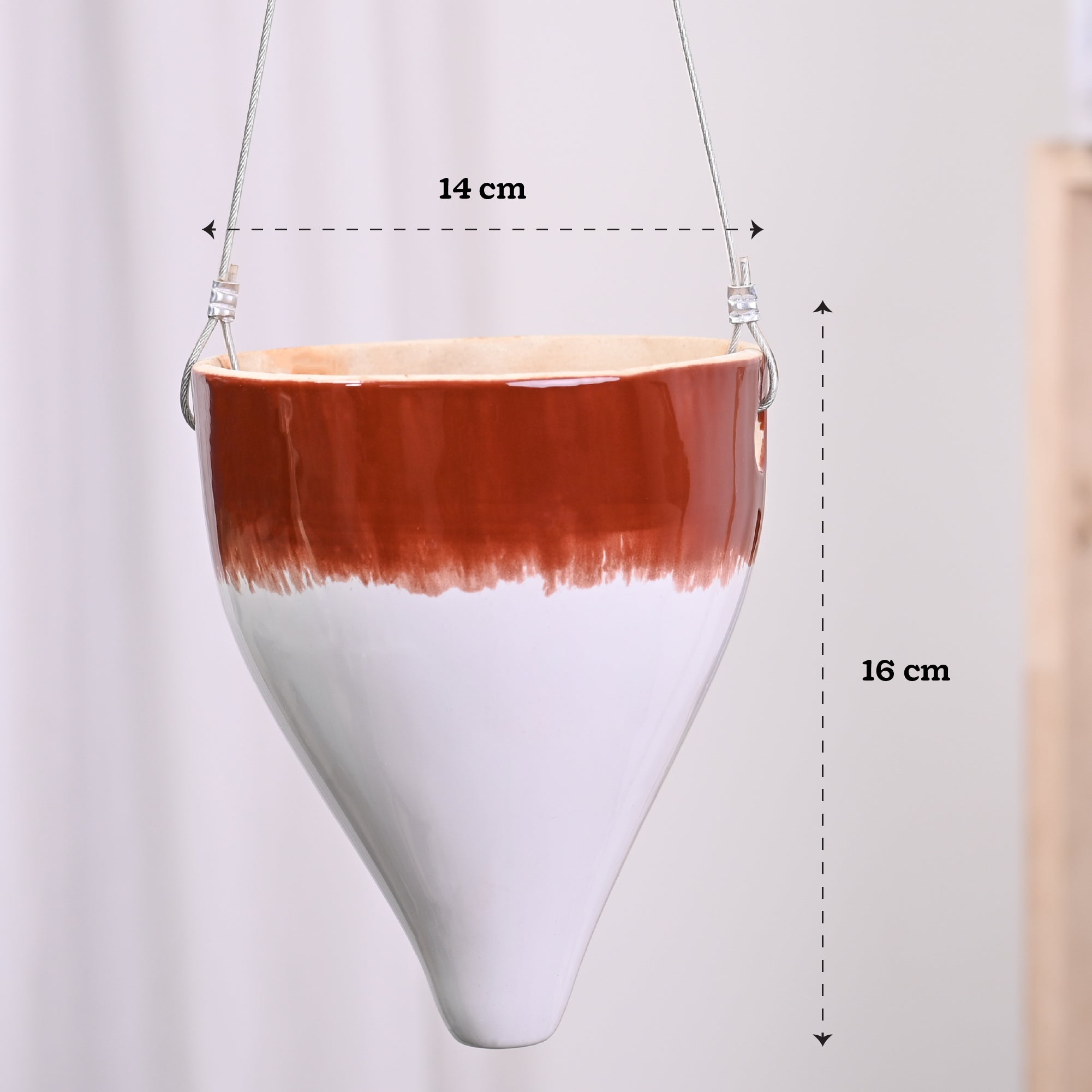 Ceramic Hanging Pot Cosmic Stone