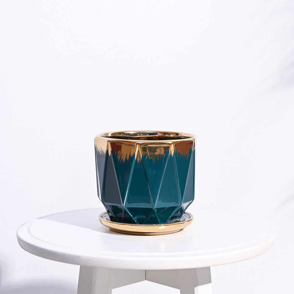 Aurelius Prism Ceramic Pot
