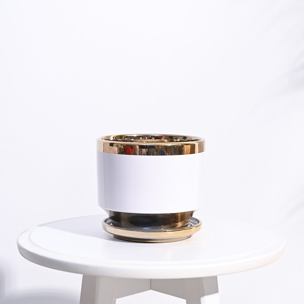 Aurelius Round Ceramic Pot