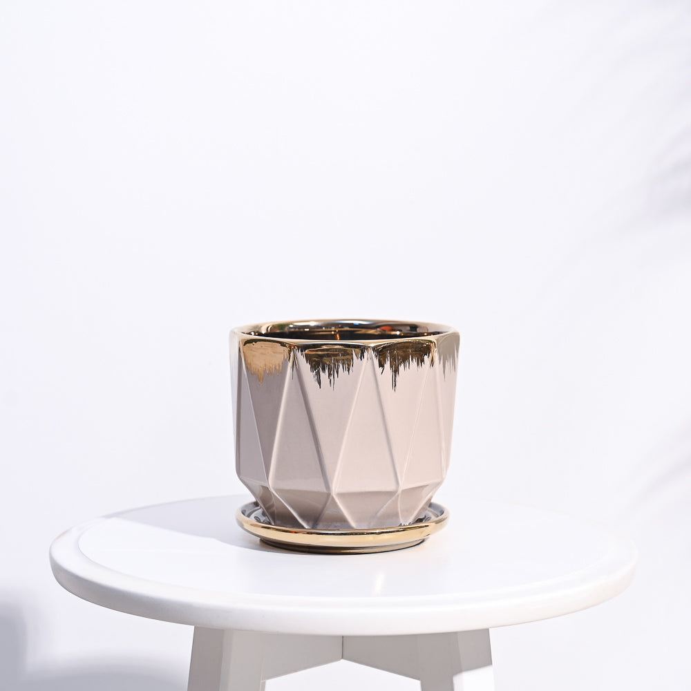 Aurelius Prism Ceramic Pot