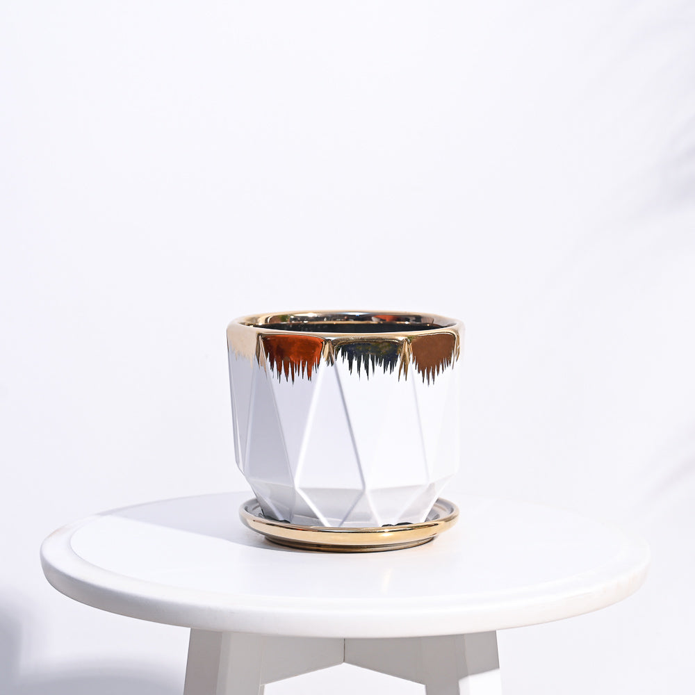 Aurelius Prism Ceramic Pot