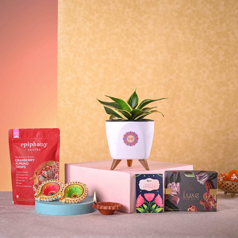 Snake Golden Hahnii & Epiphany Gourmet Nutty Delights Diwali Combo