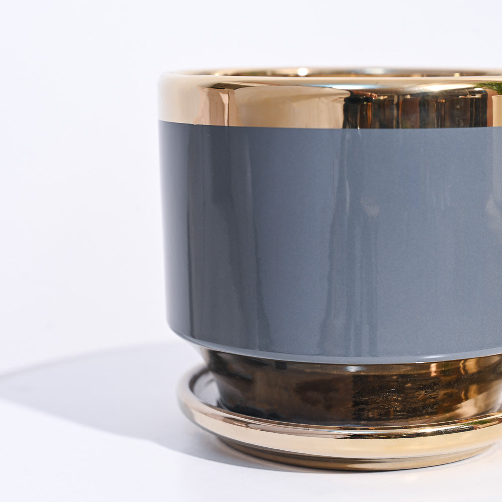 Aurelius Round Ceramic Pot