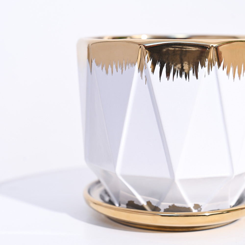 Aurelius Prism Ceramic Pot