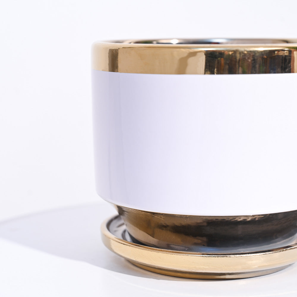 Aurelius Round Ceramic Pot