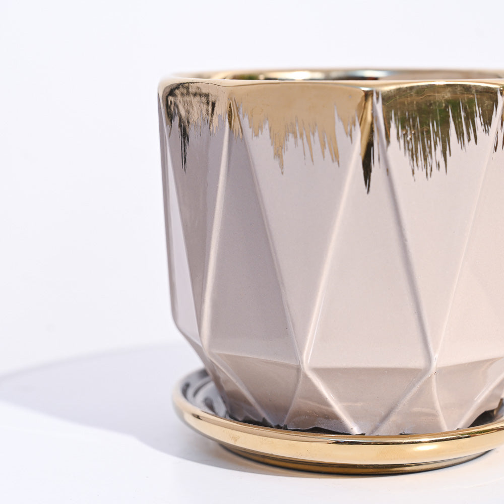 Aurelius Prism Ceramic Pot