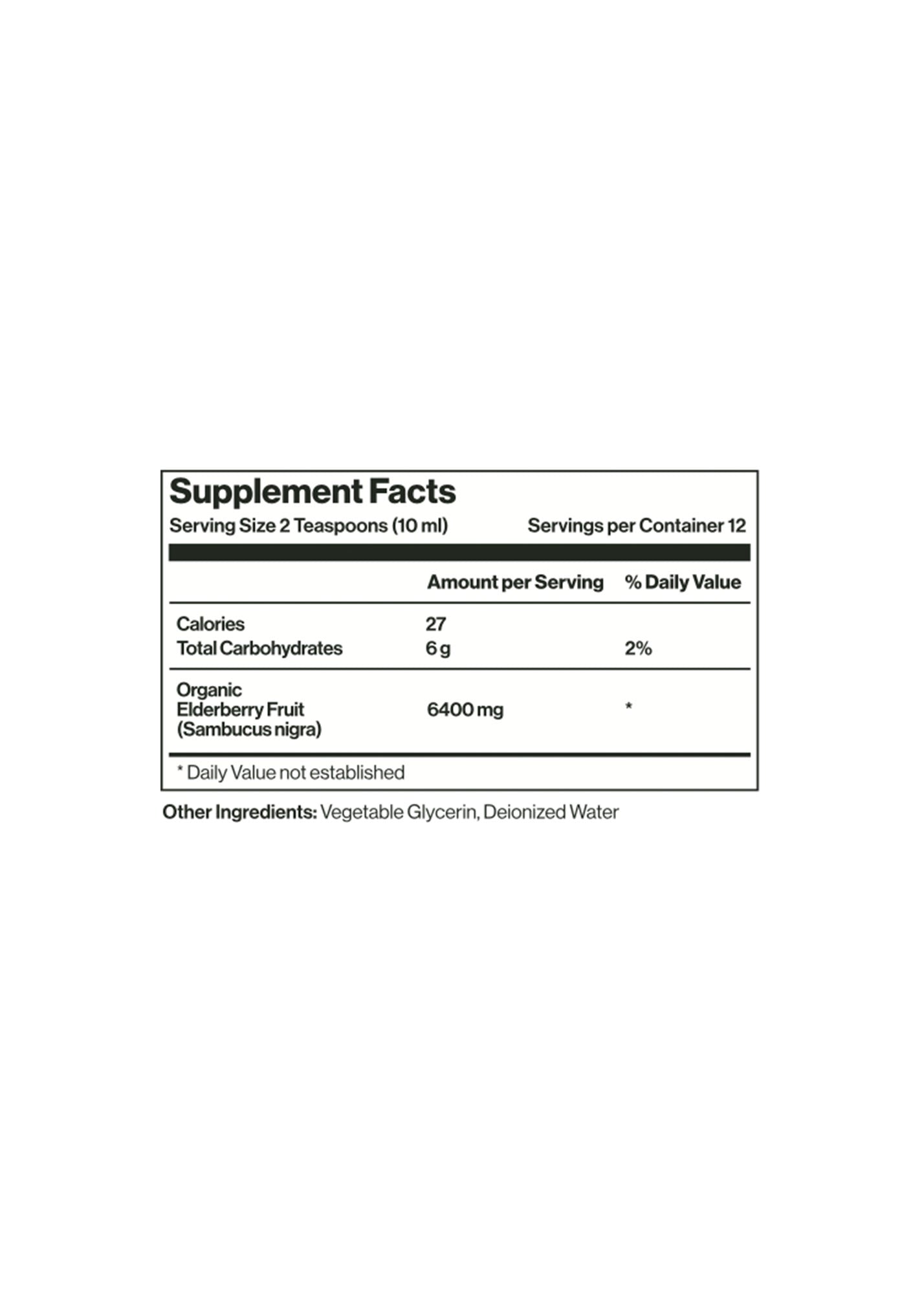 Elderberry Immune Elixir