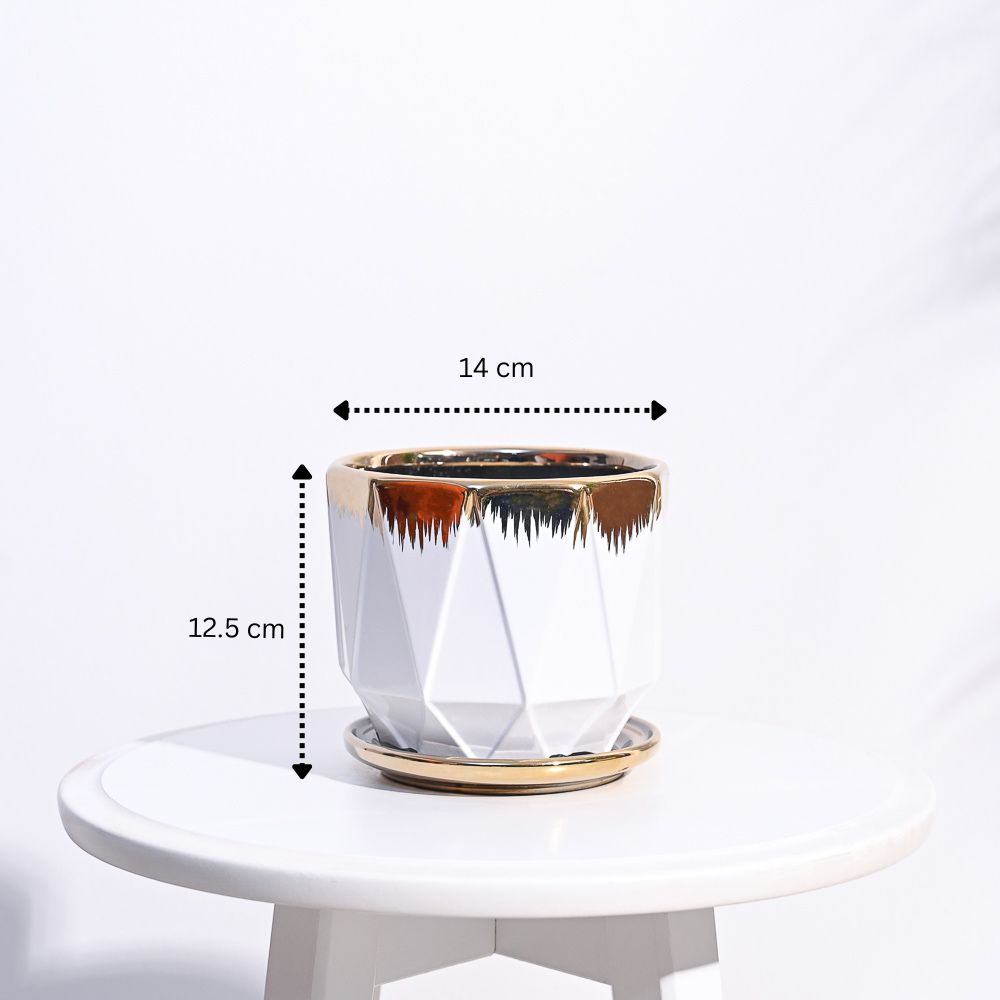 Aurelius Prism Ceramic Pot