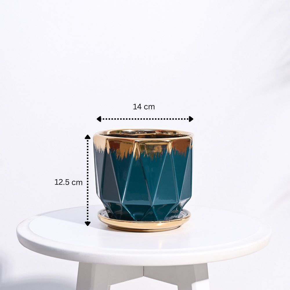 Aurelius Prism Ceramic Pot