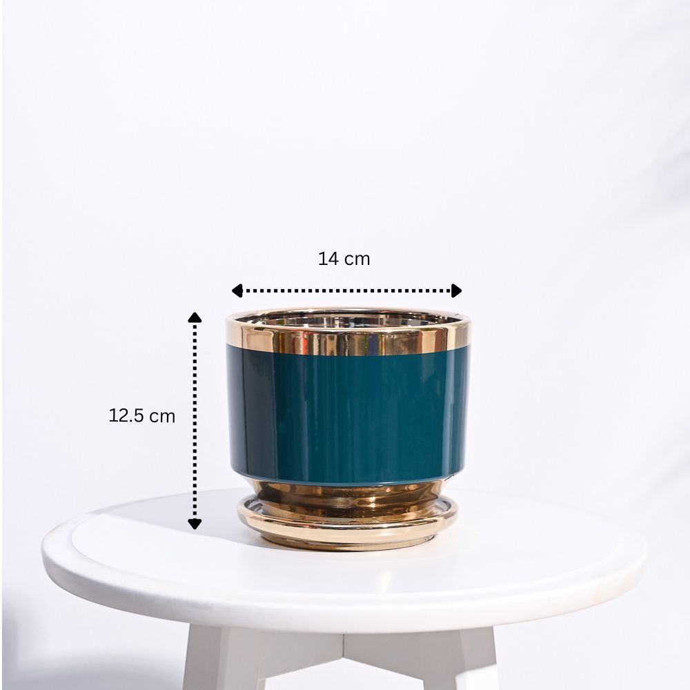 Aurelius Round Ceramic Pot