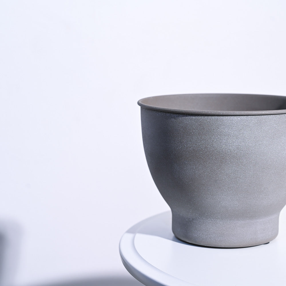 Gunmetal Goblet Planter