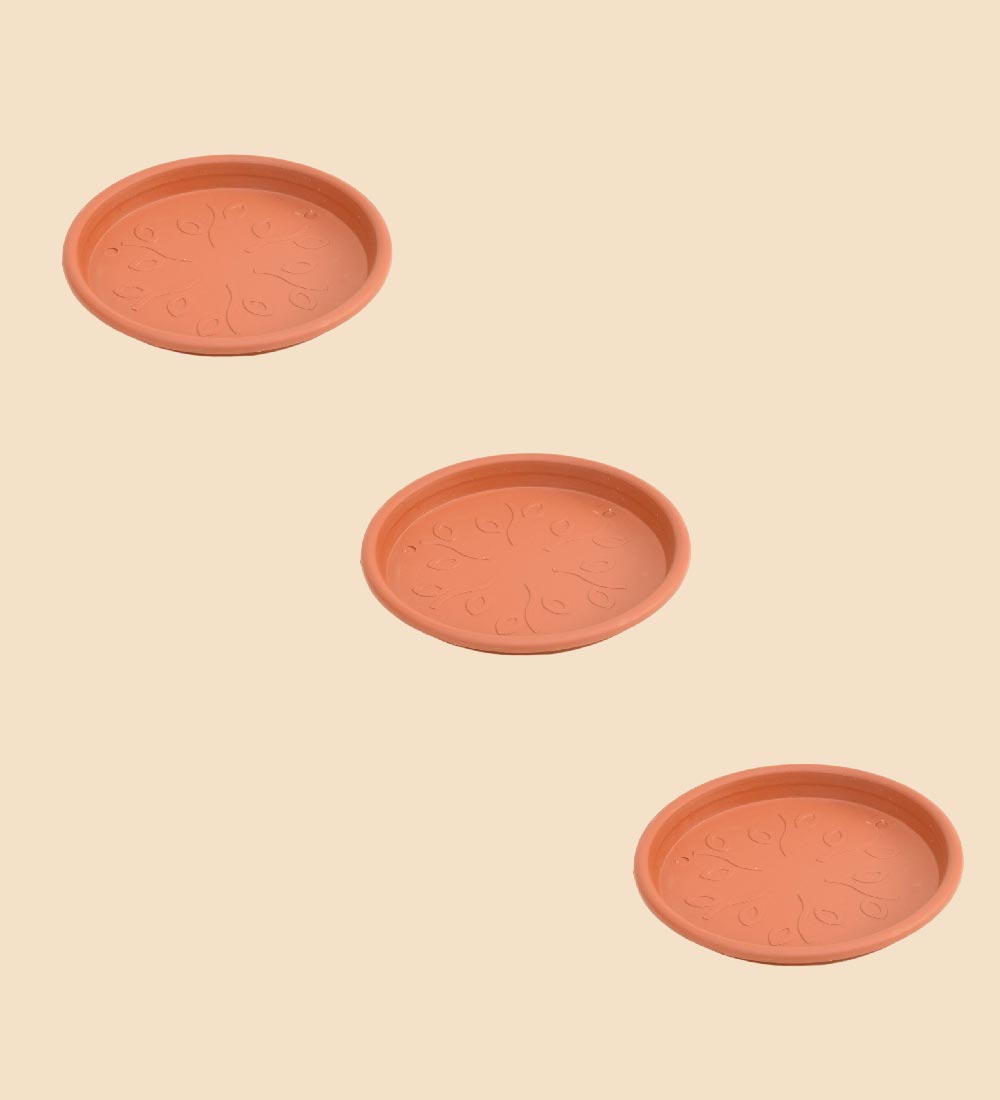 Gardening Plates - Terracotta Color