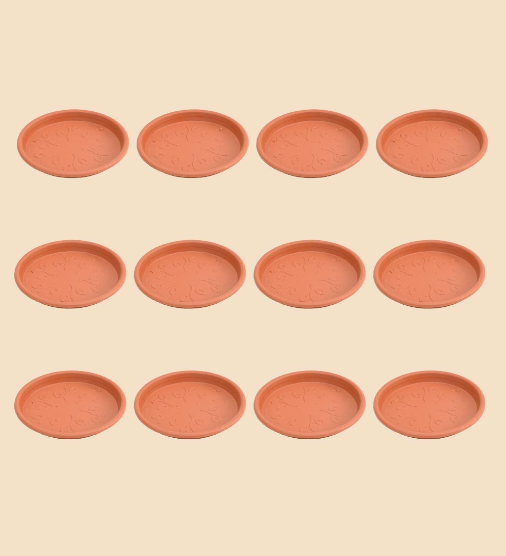 Gardening Plates - Terracotta Color