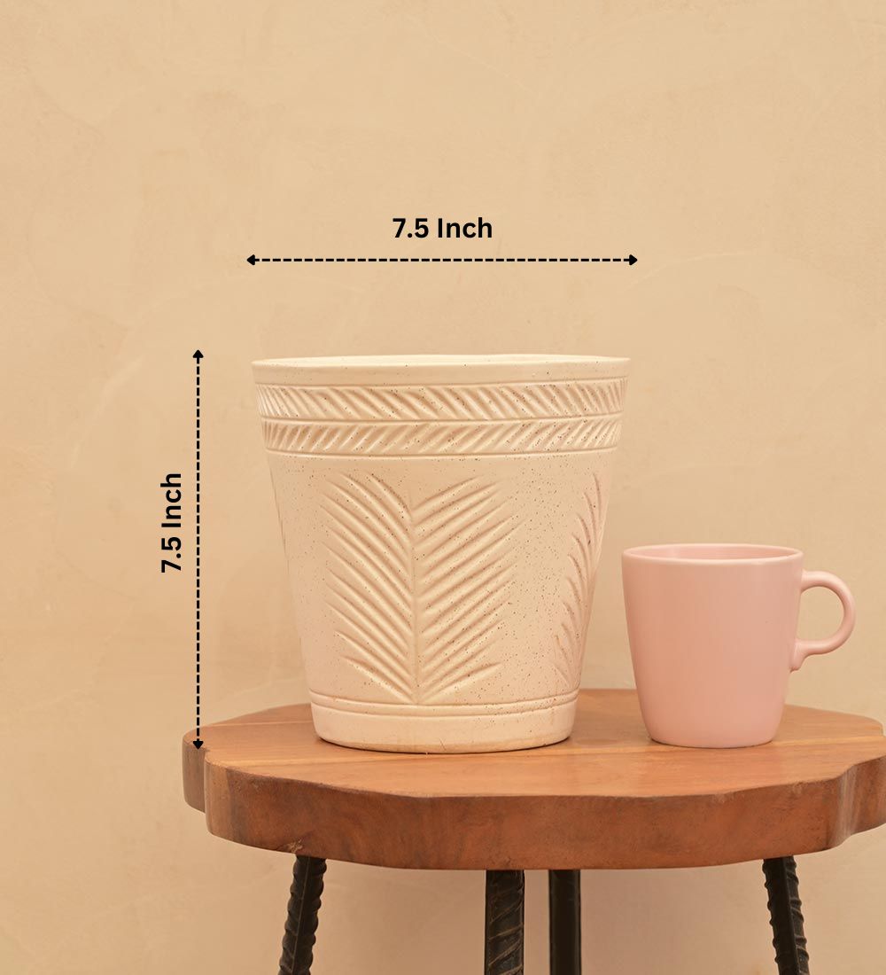 Embosse Ceramic Planter