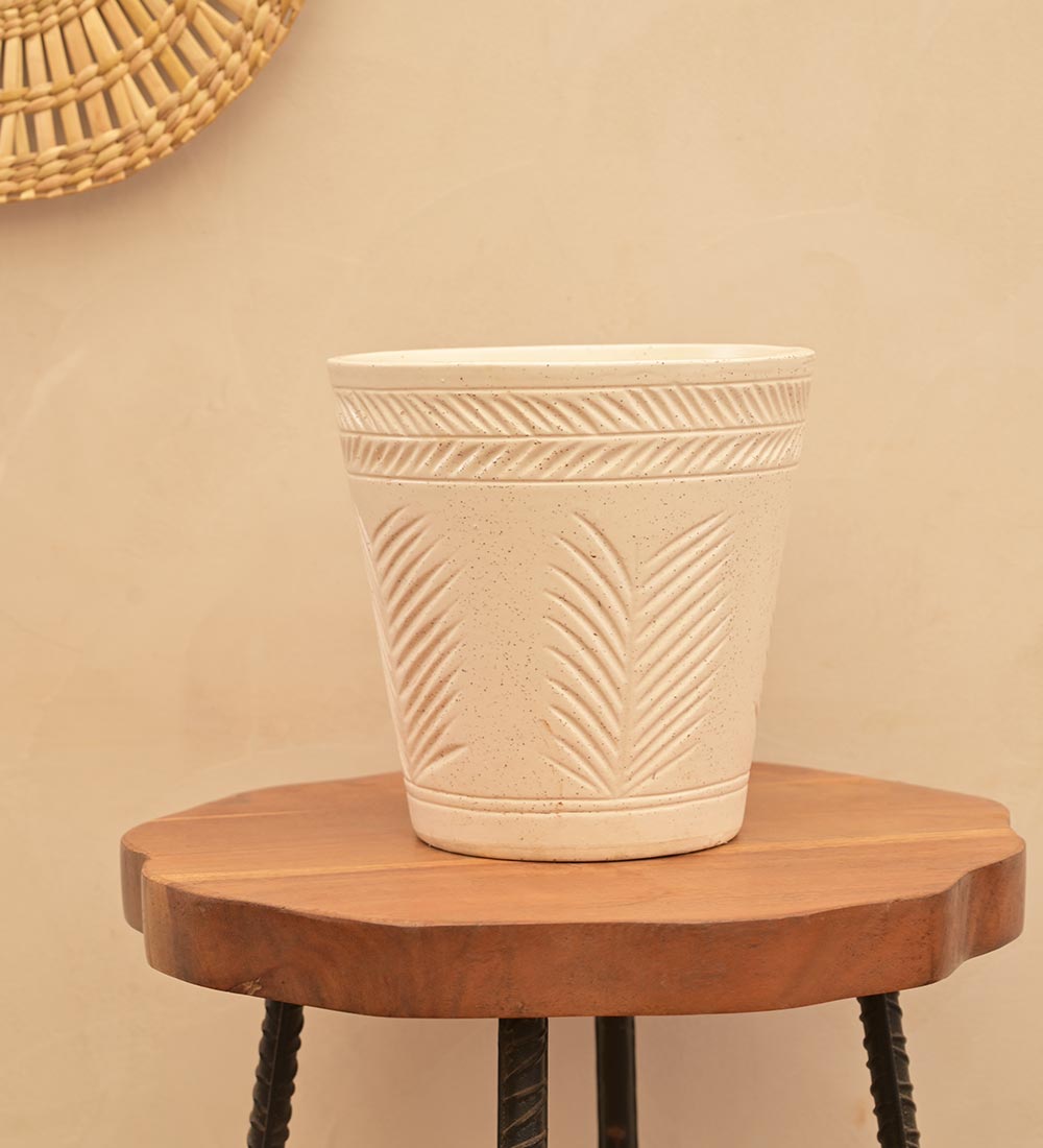 Embosse Ceramic Planter