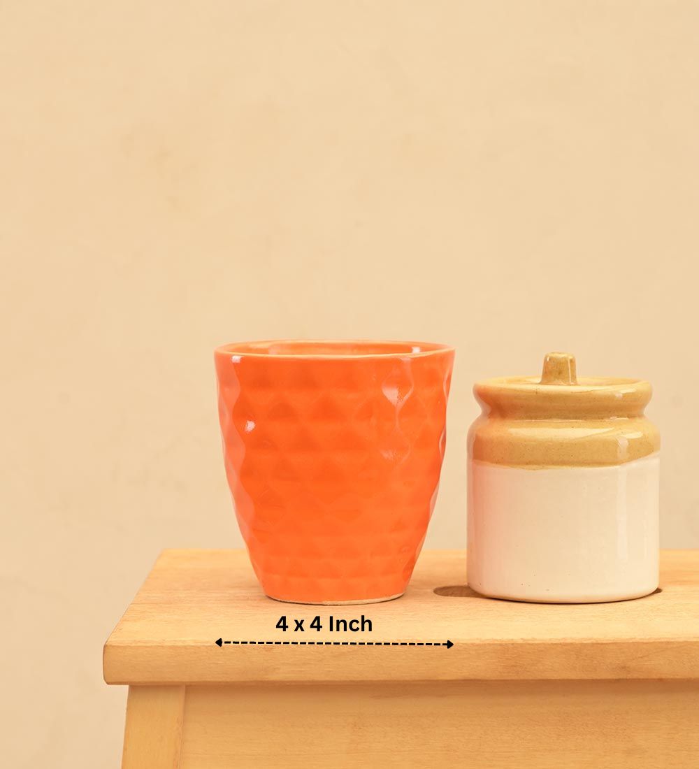 Firecracker Ceramic Planter