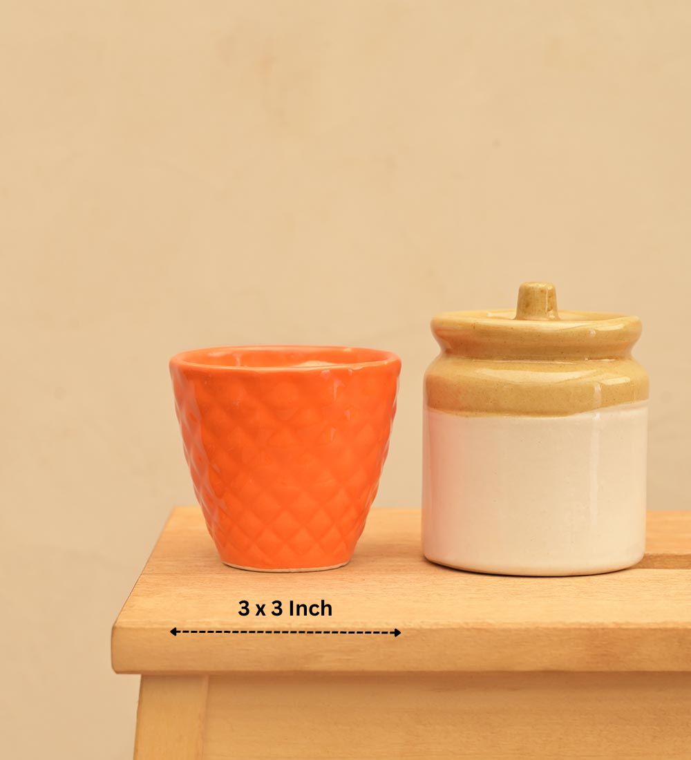 Firecracker Ceramic Planter