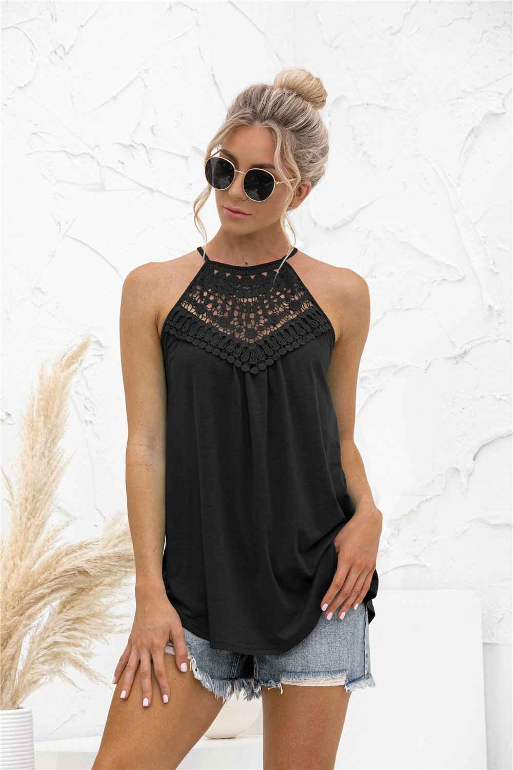 Halter Crochet Tank Top