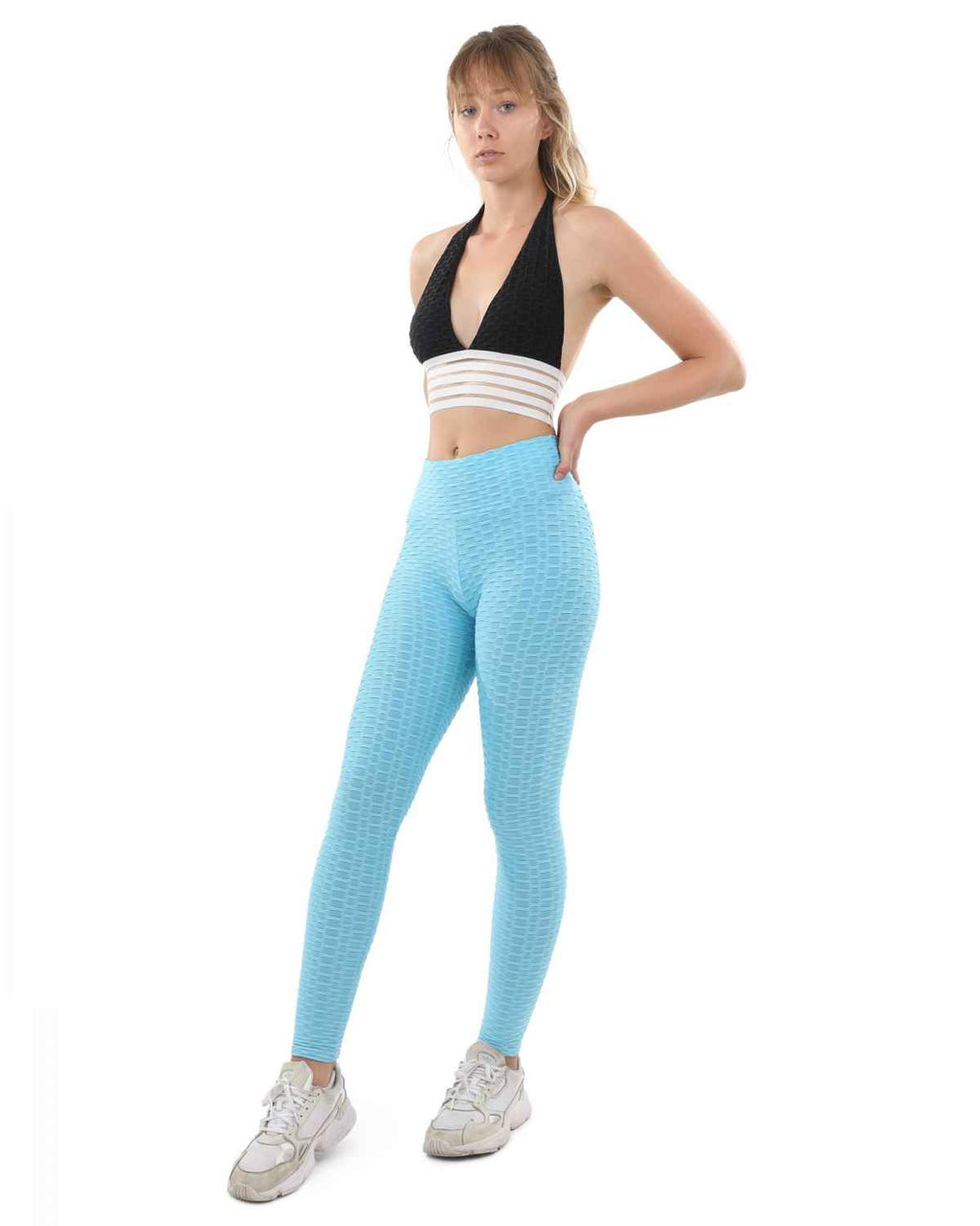 Bentley Leggings - Aqua