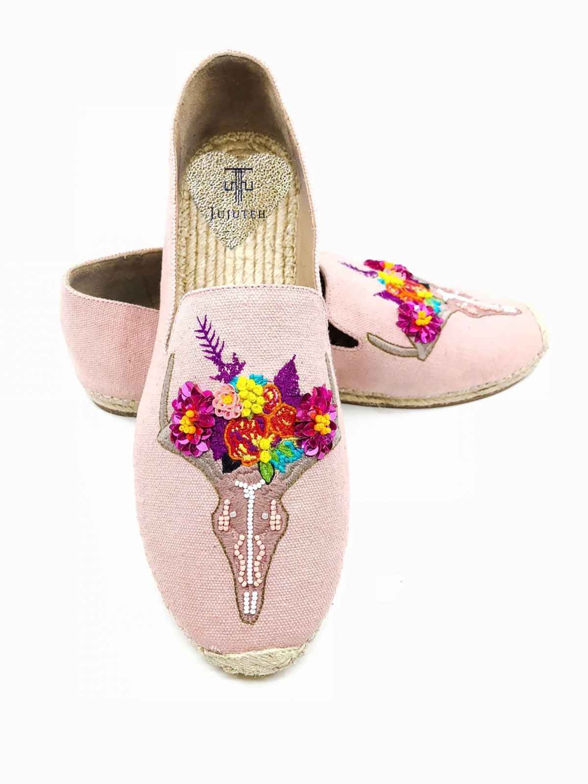 Pink Leather Camping Boot