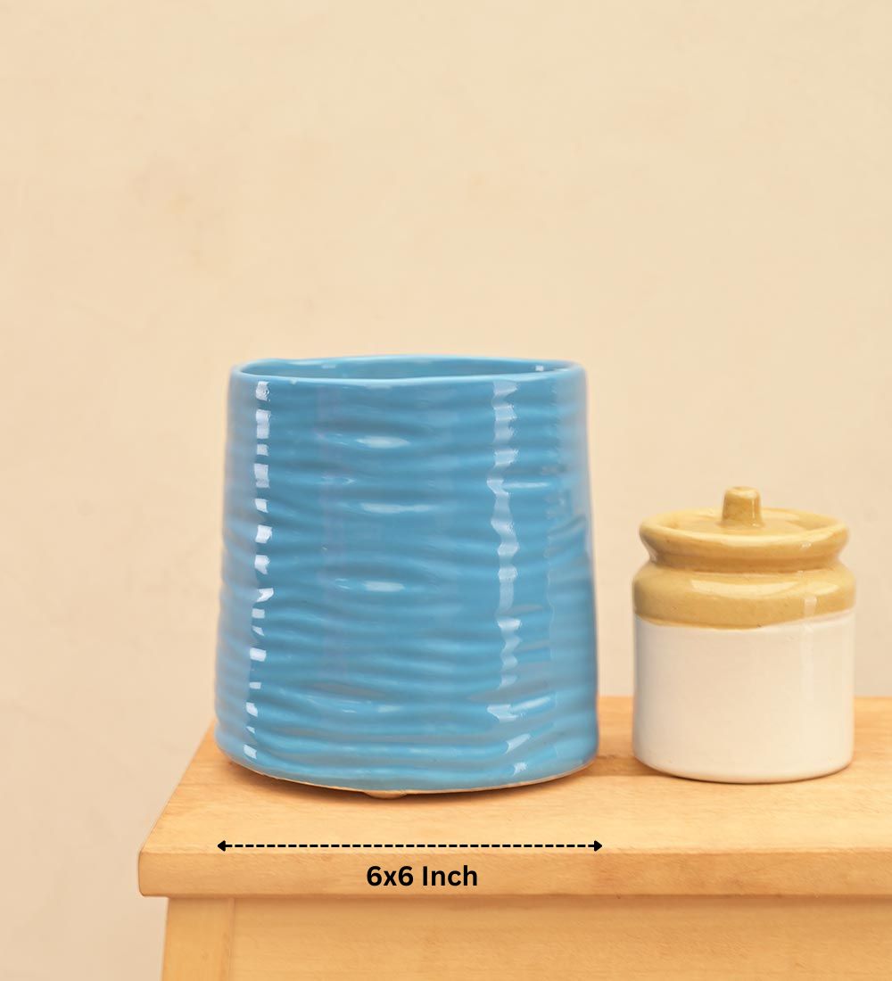 Sea Breeze Ceramic Planter
