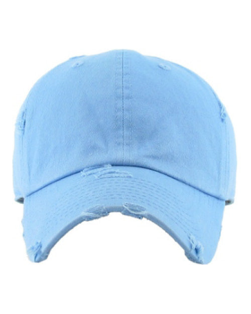 Distressed dad hat