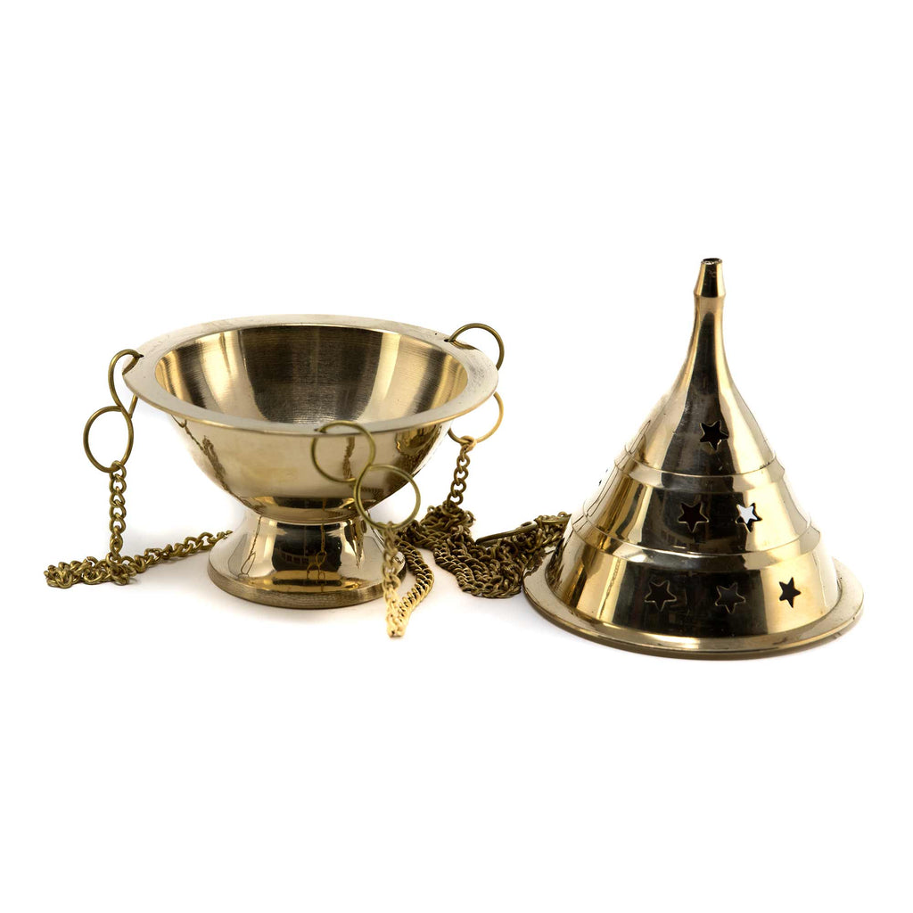 Golden Hanging Censer Large
