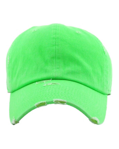 Distressed dad hat