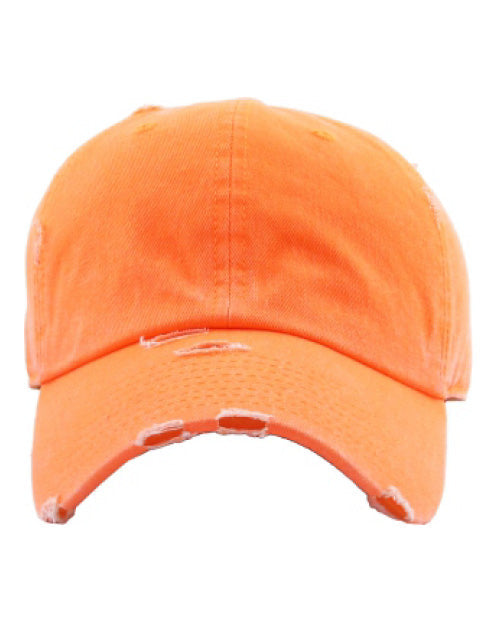 Distressed dad hat