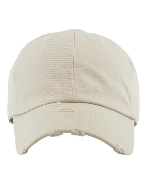 Distressed dad hat