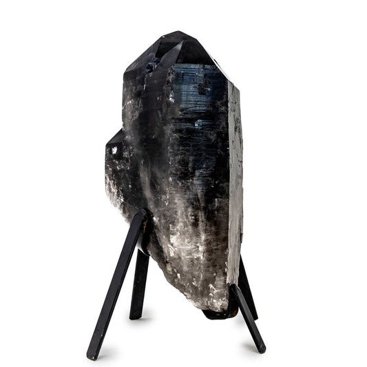 Smokey Lemurian Quartz 4.9kg with Stand