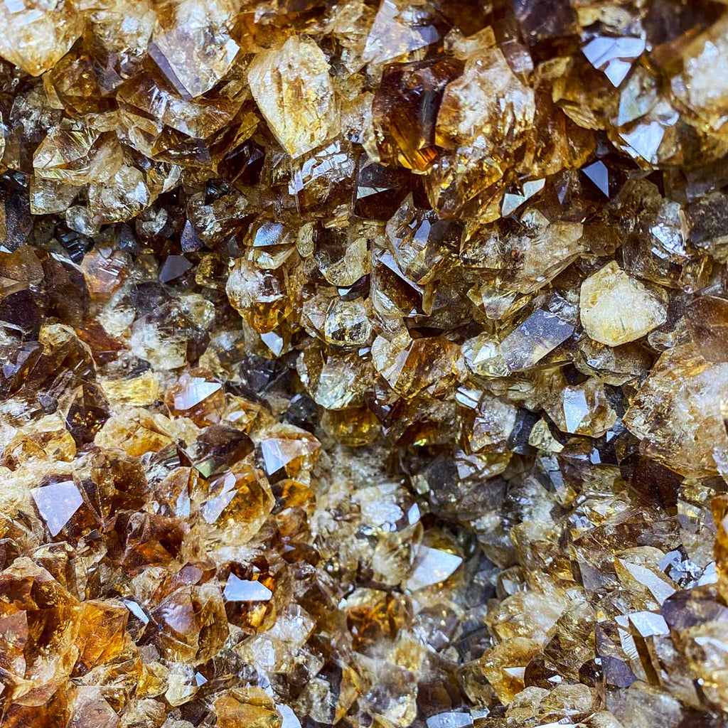 Citrine Heart with Iron Base