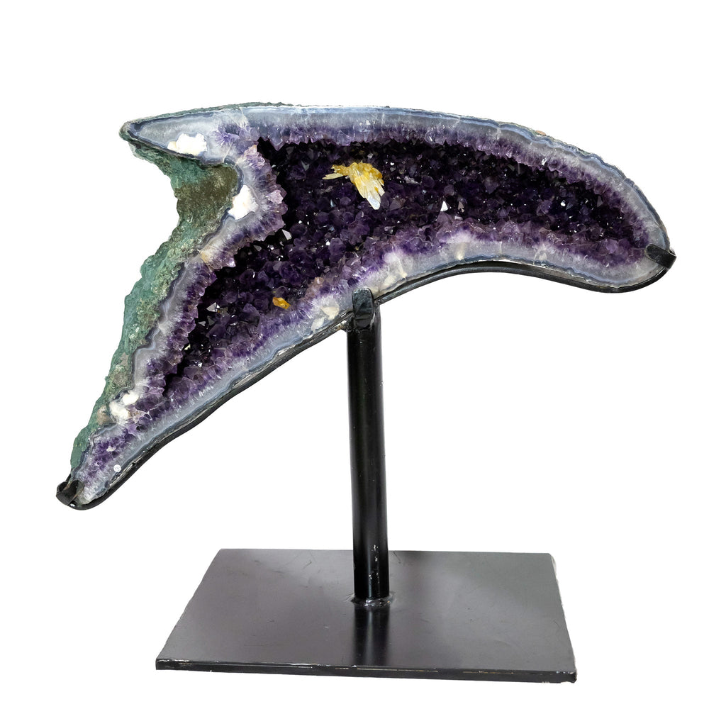 Amethyst Pair Dolphins