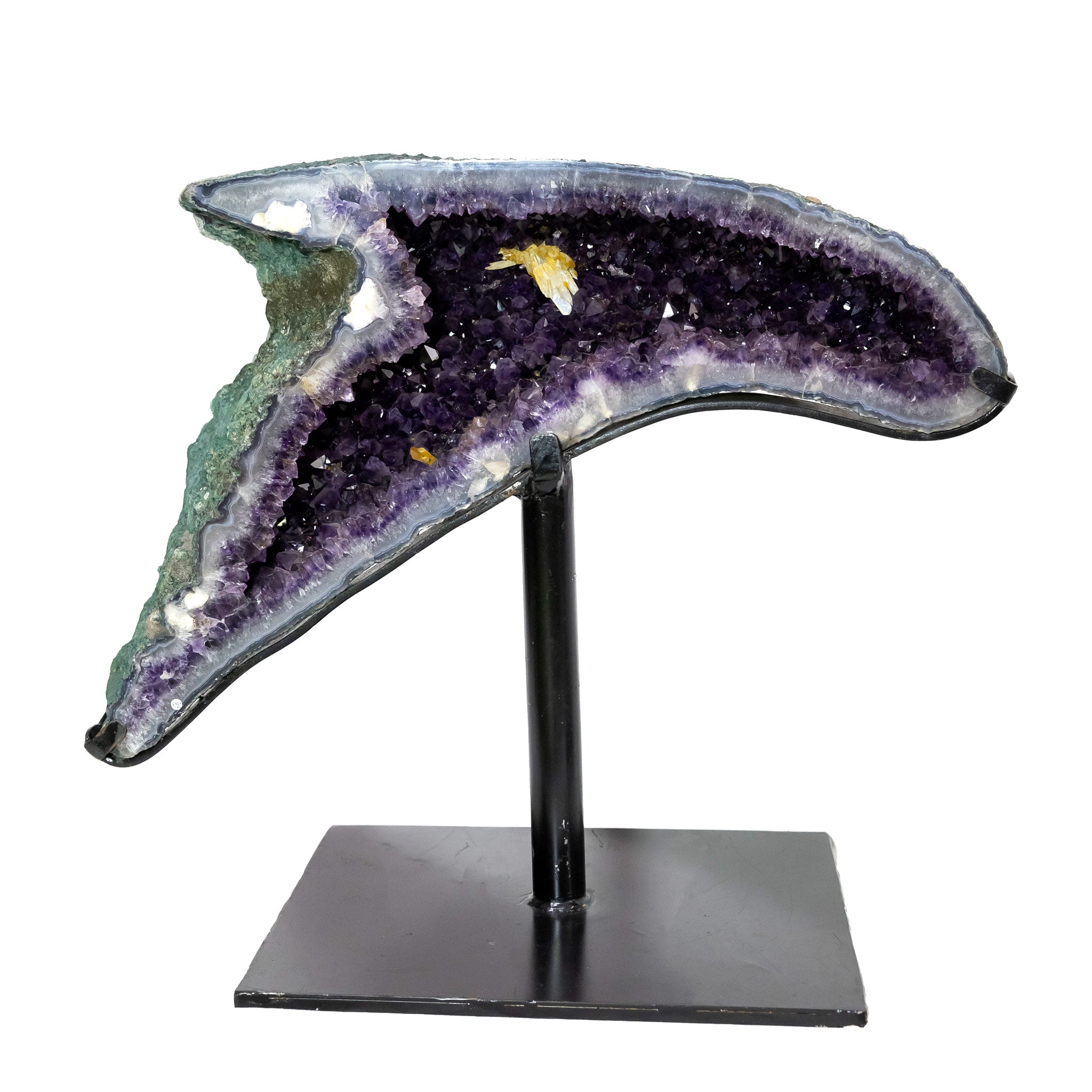 Amethyst Pair Dolphins
