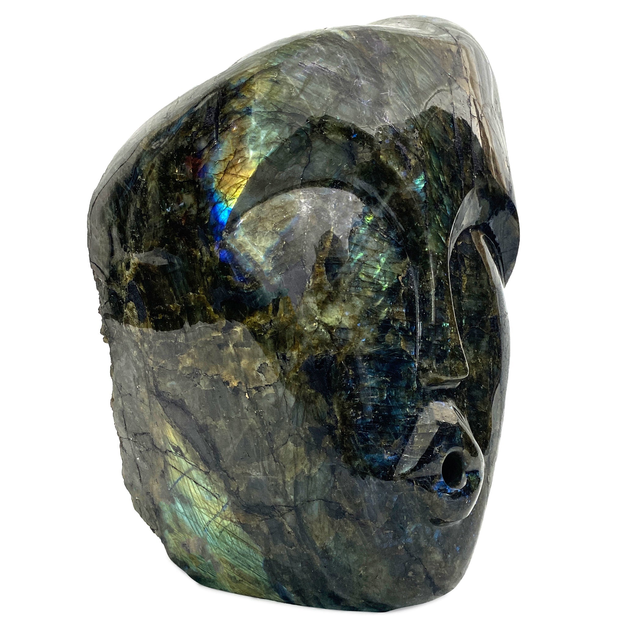 Labradorite Whistle Blower from Madagascar