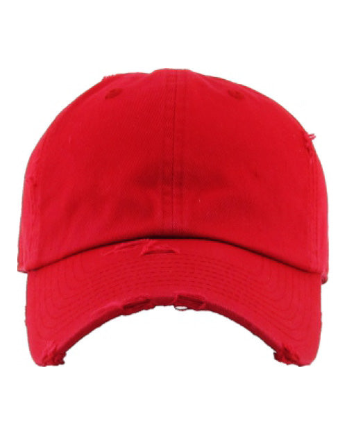 Distressed dad hat