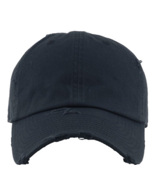 Distressed dad hat