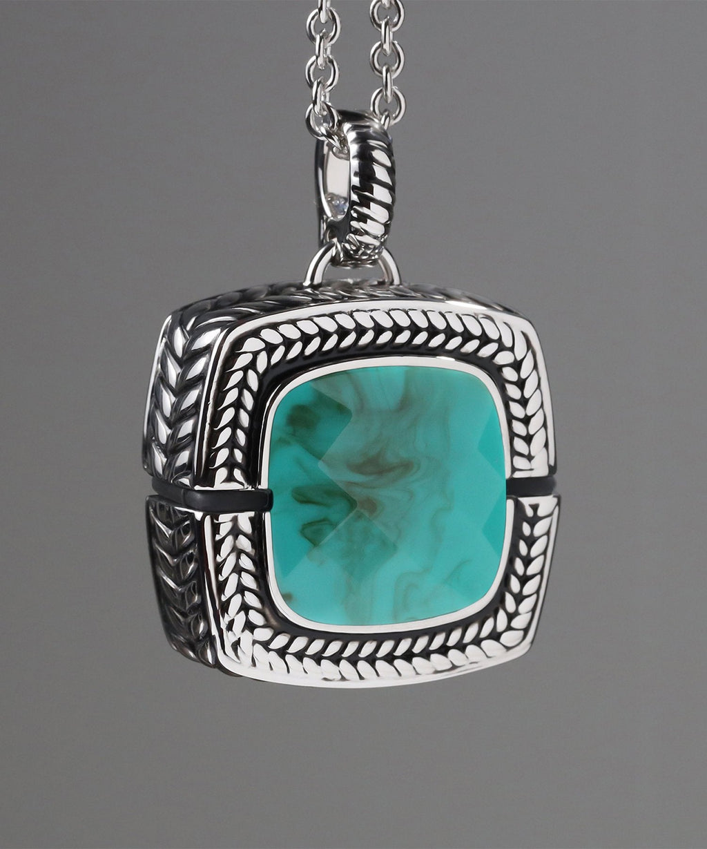 Turquoise Blue/Rhodium